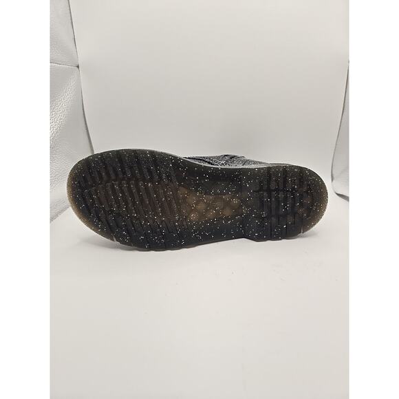 NEW Dr. Martens Cosmic Glitter Lace Up Ankle Boots Black Unisex Boys 5 Girls 6 - Picture 7 of 8